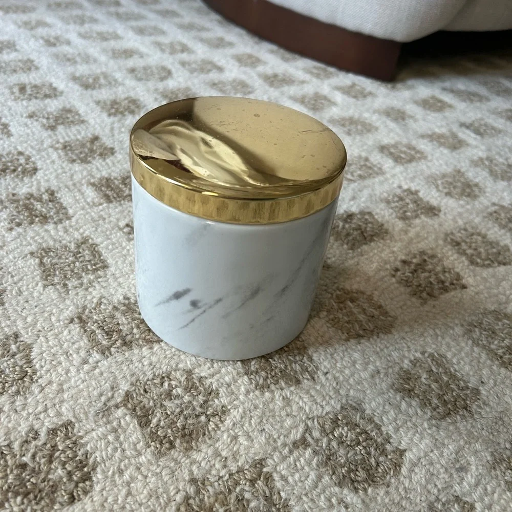 Nate Berkus Marble Q- tip Cannister